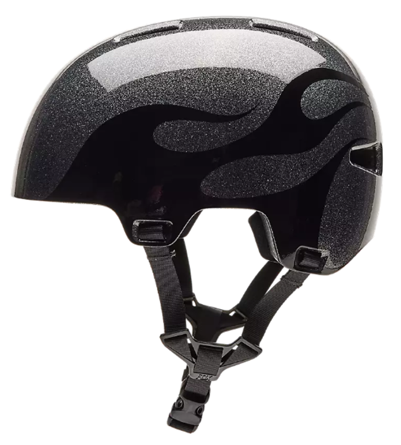 Fox Racing Flight Helmet in Silver Metal-3